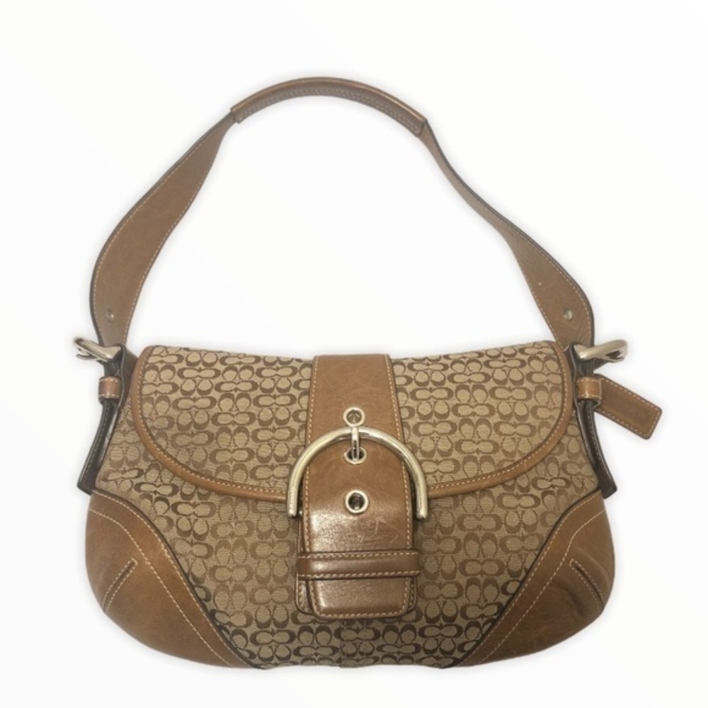 Coach brown signature soho bag 6818